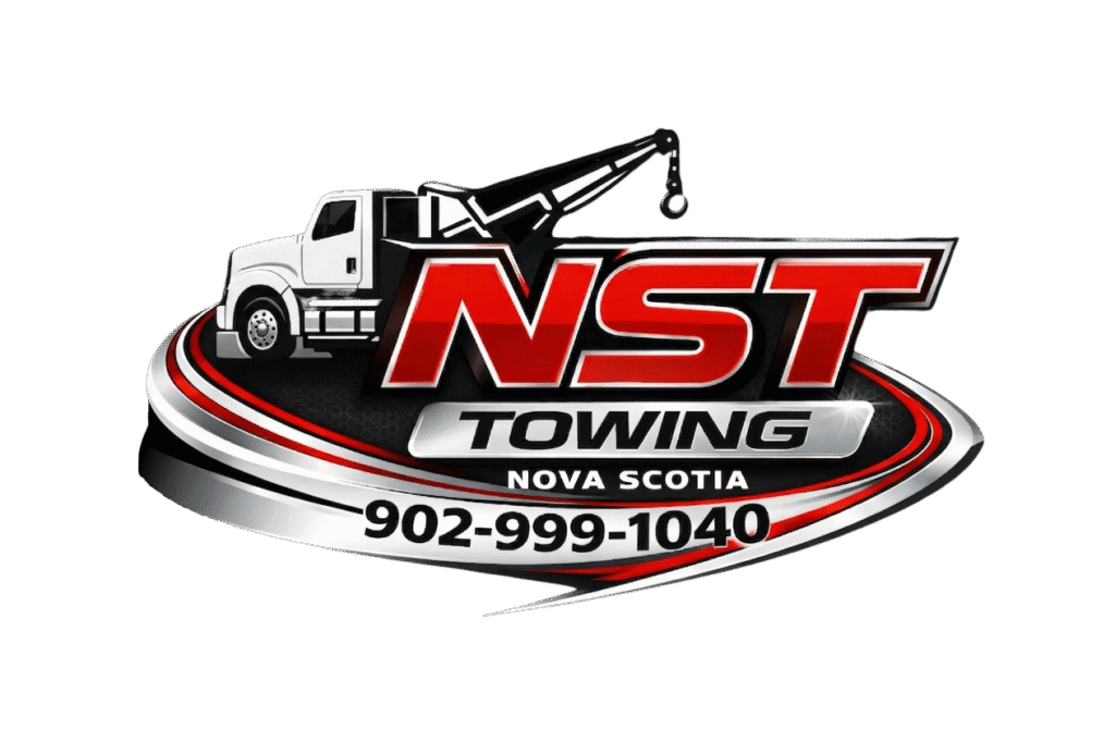 NST Towing Black Background