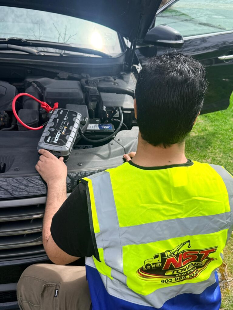 Roadside assistance jumpstart in halifax