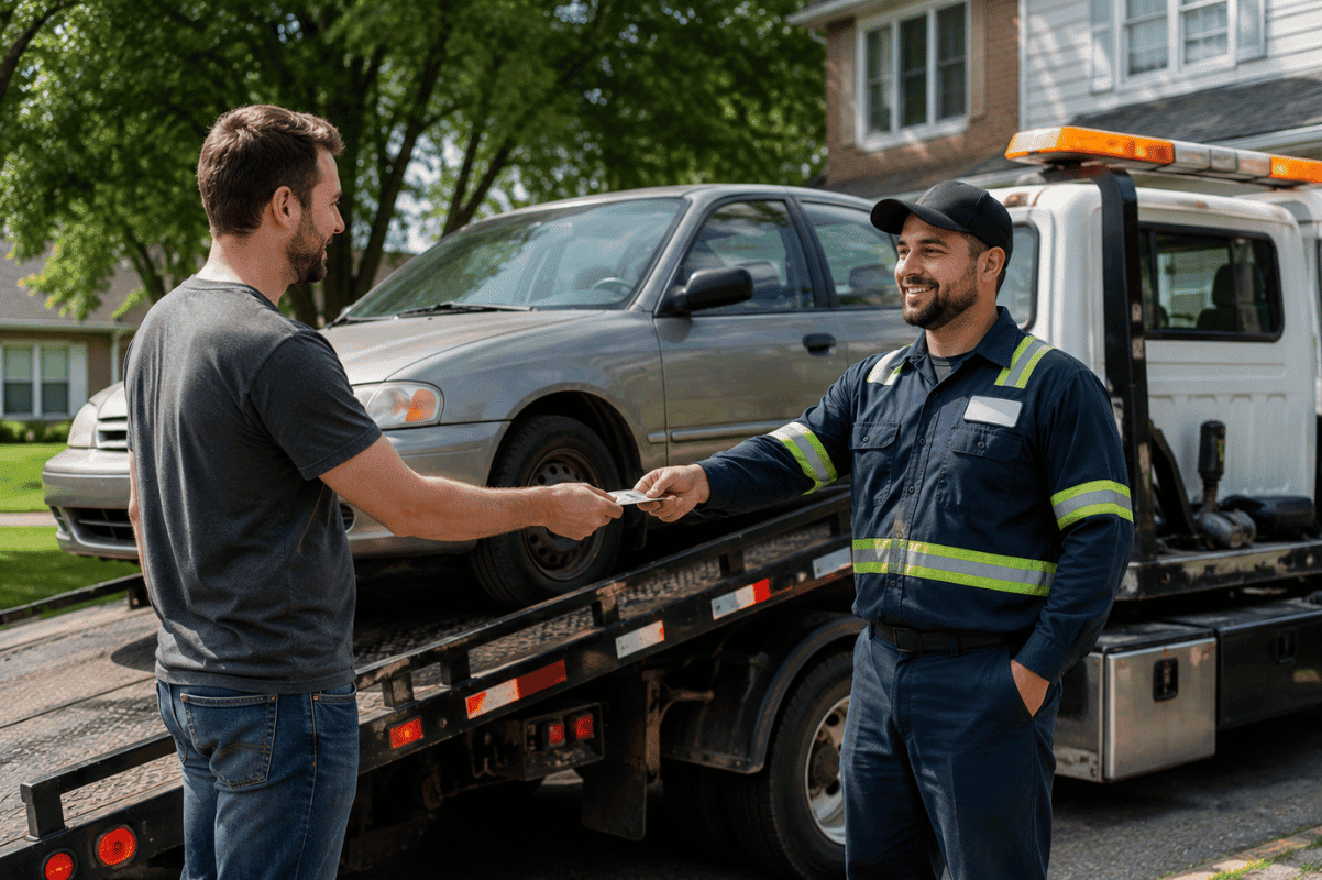 vehicle removal customer