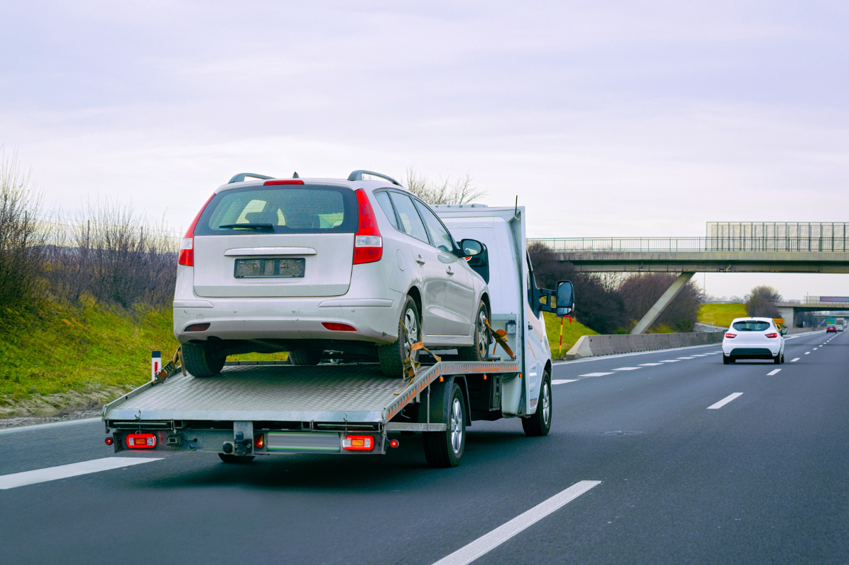 tow operator loading EV